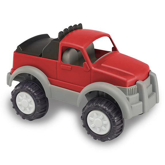 Large plastic store toy car